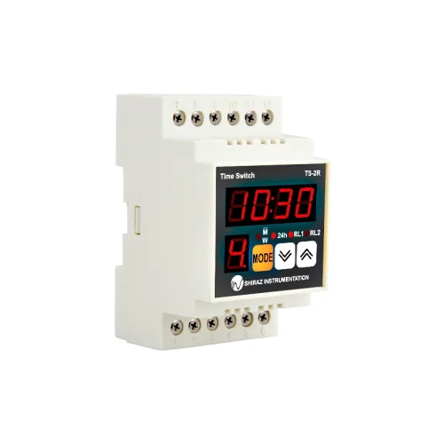 ساعت فرمان دو رله ابزار دقیق شیراز مدل TS-2R
