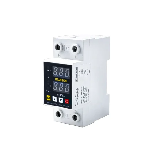 محافظ ولتاژ و جریان تکفاز STANSON مدل ST6301