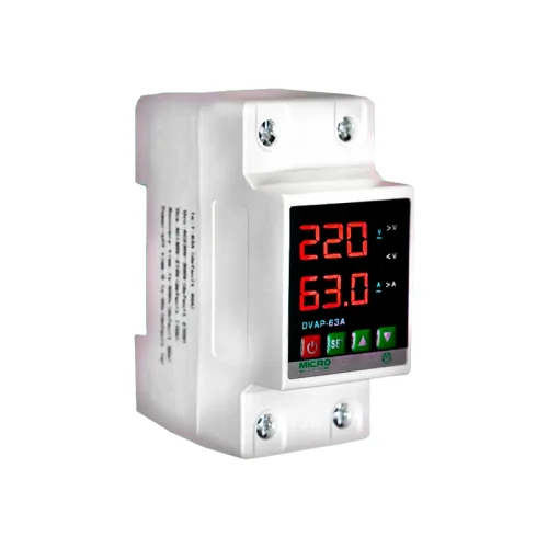 محافظ ولتاژ و جریان 63 آمپر میکرومکس DVAP-63A